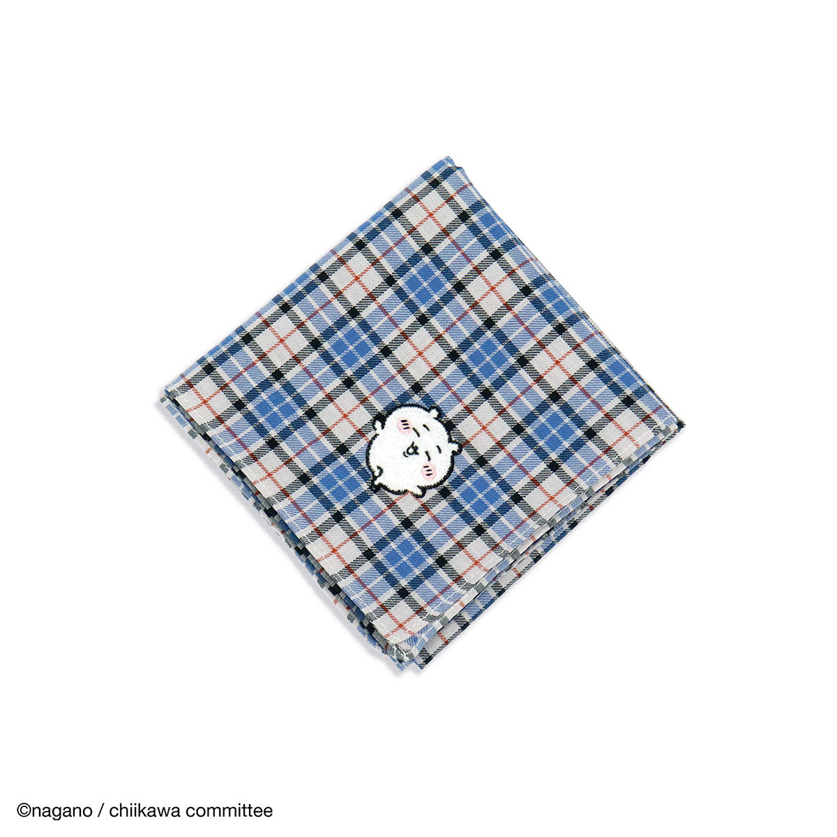 Chiikawa Fabric Handkerchief (Tartan Check B Beige)