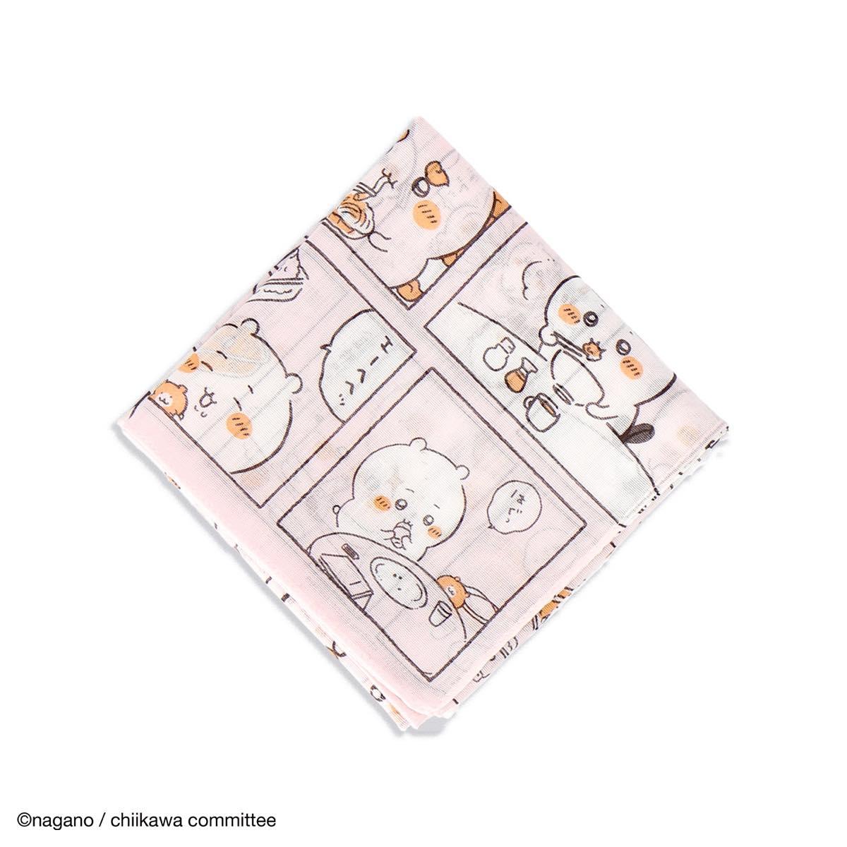 Chiikawa Handkerchief (Munch Munch Pink)