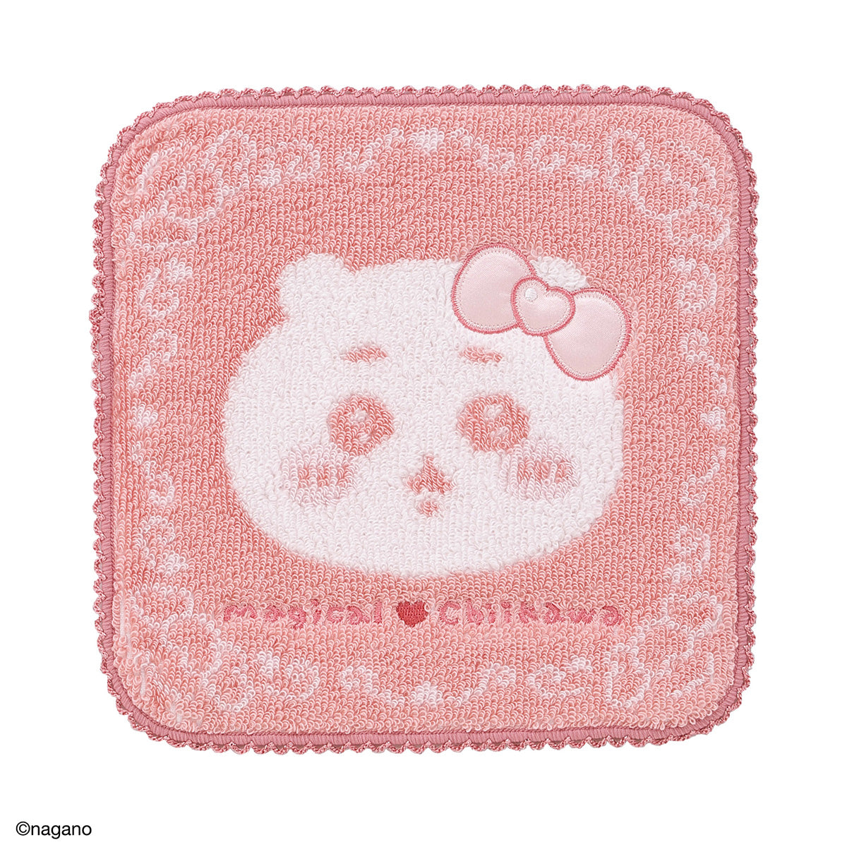 ちいかわ キャラクタータオル ピンク セット ちいかわ グッズ ハンドタオル ピンク タオル ハンカチ ギフト