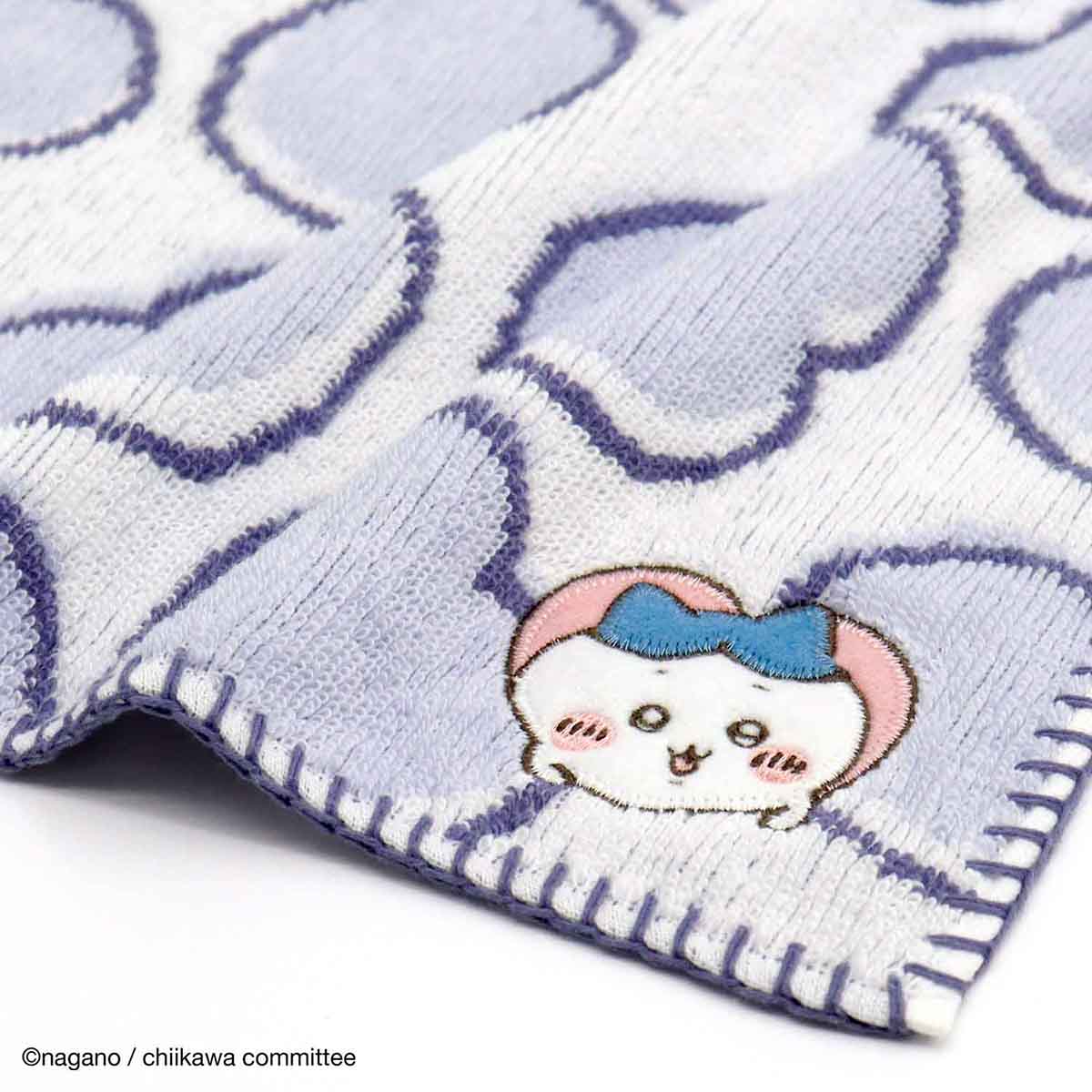 Chiikawa Towel Handkerchief (Heart Blue)