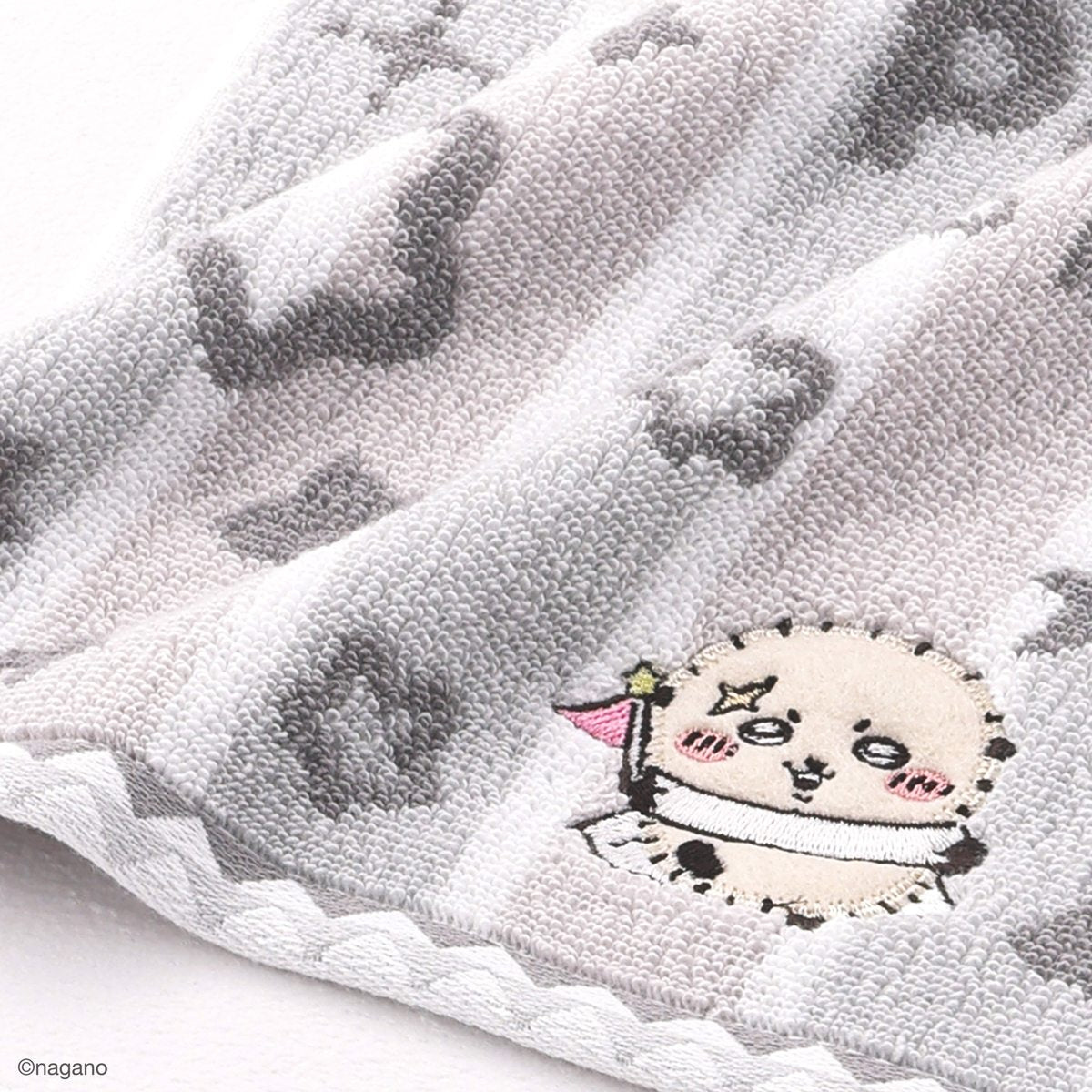 吉伊卡哇乐园 条纹 ミニ手帕 (灰色)