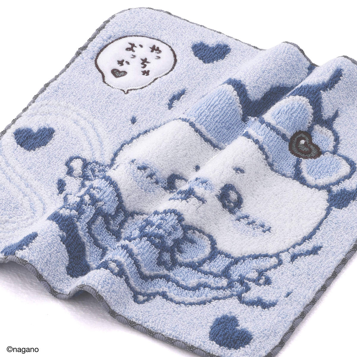 Chiikawa Towel Handkerchief (Evil Version - Blue)