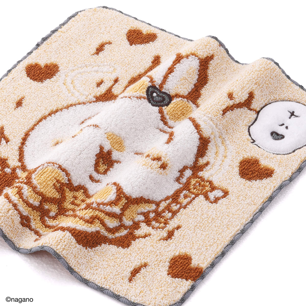 Chiikawa Towel Handkerchief (Evil Version - Orange)