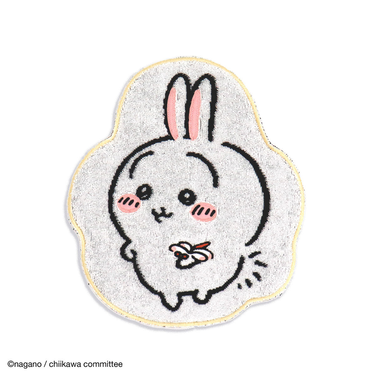 ちいかわ ダイカットタオルハンカチ(イエロー)