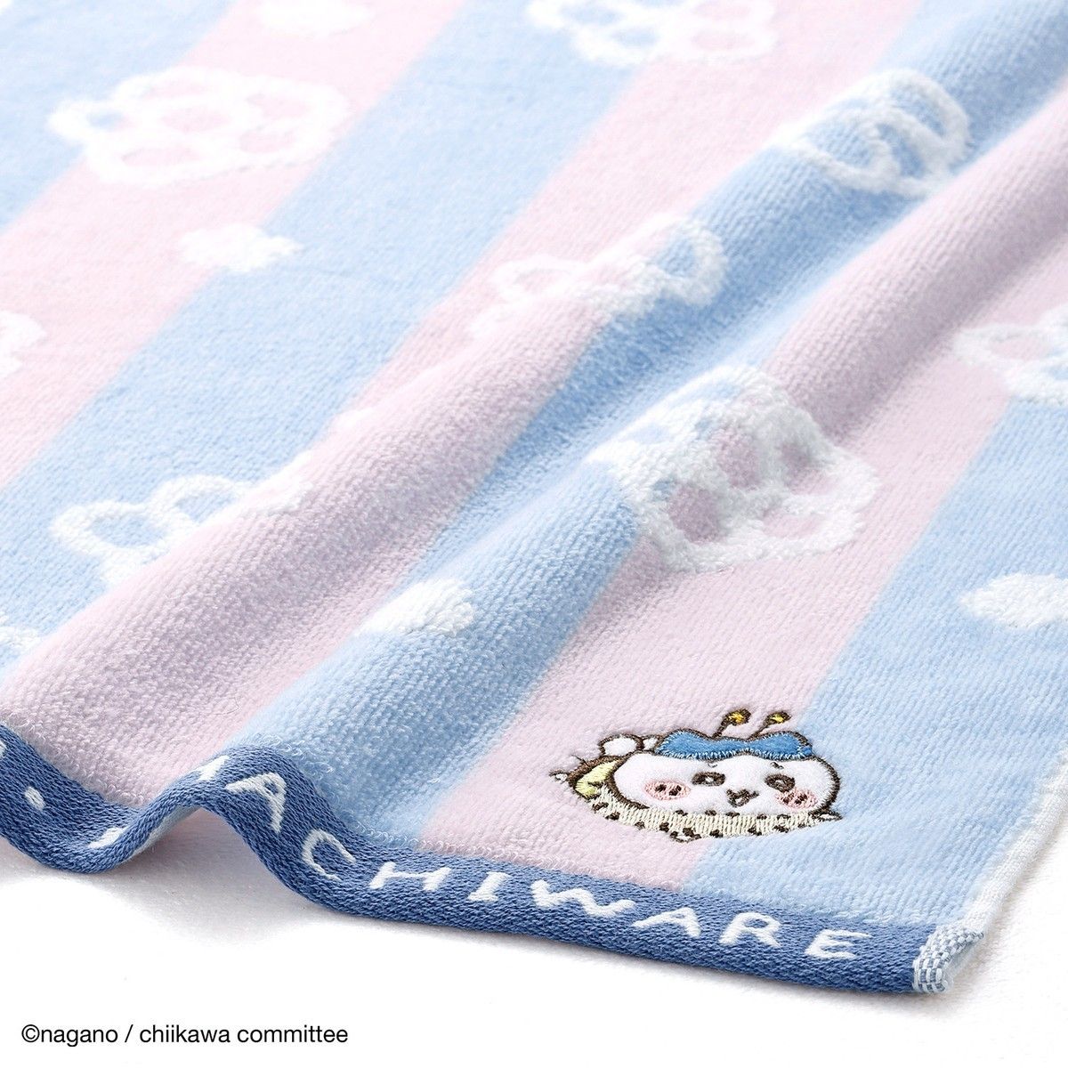 Chiikawa Face Towel (Bees Blue)