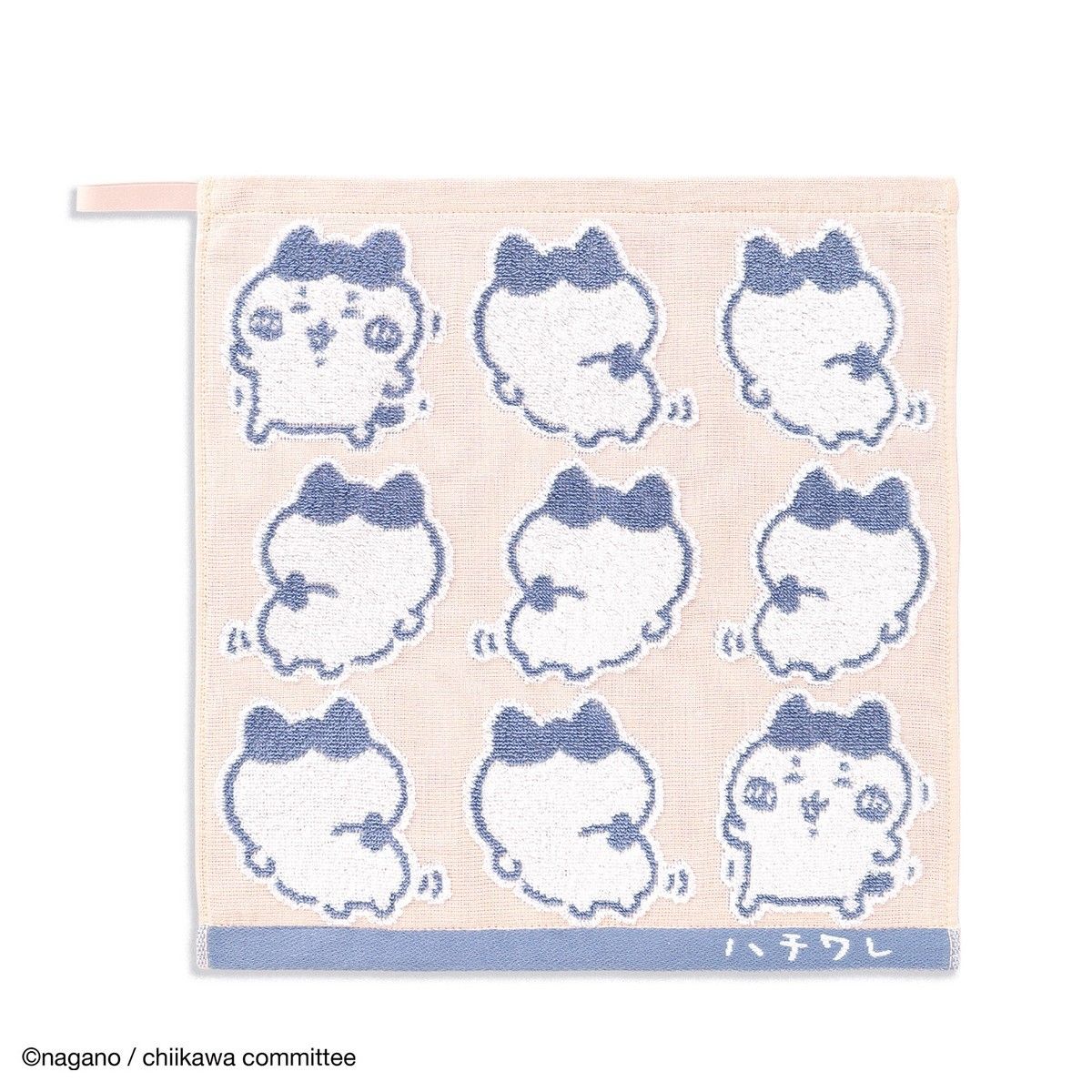 ちいかわ ループ付きウォッシュタオル(イエ― ピンク)