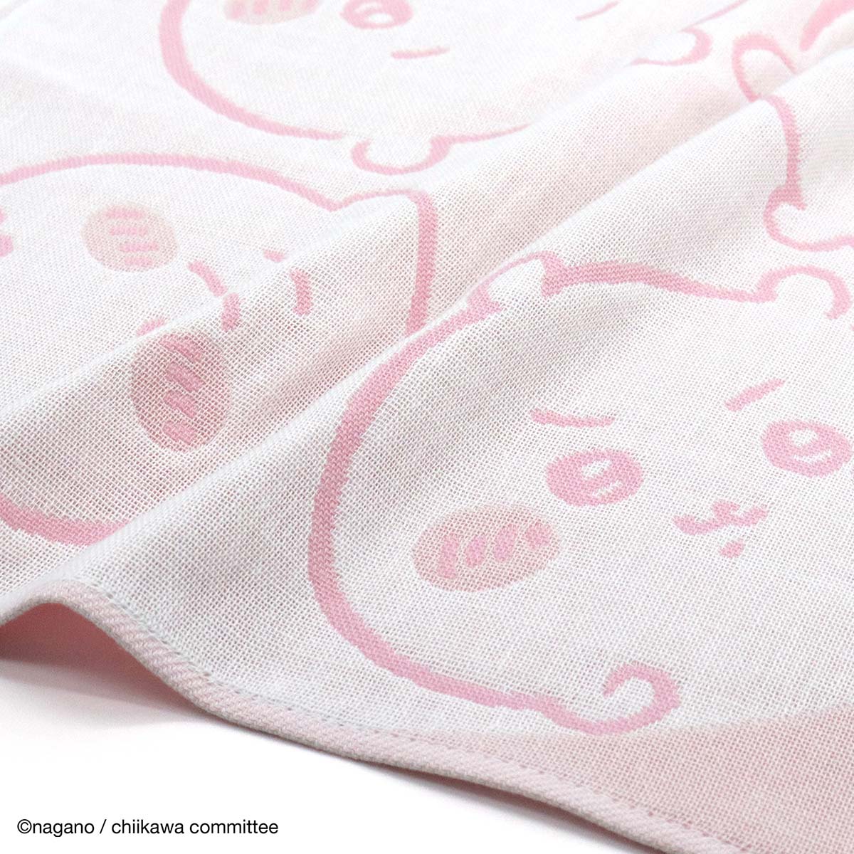 ちいかわ ウォッシュタオル(ピース ピンク)