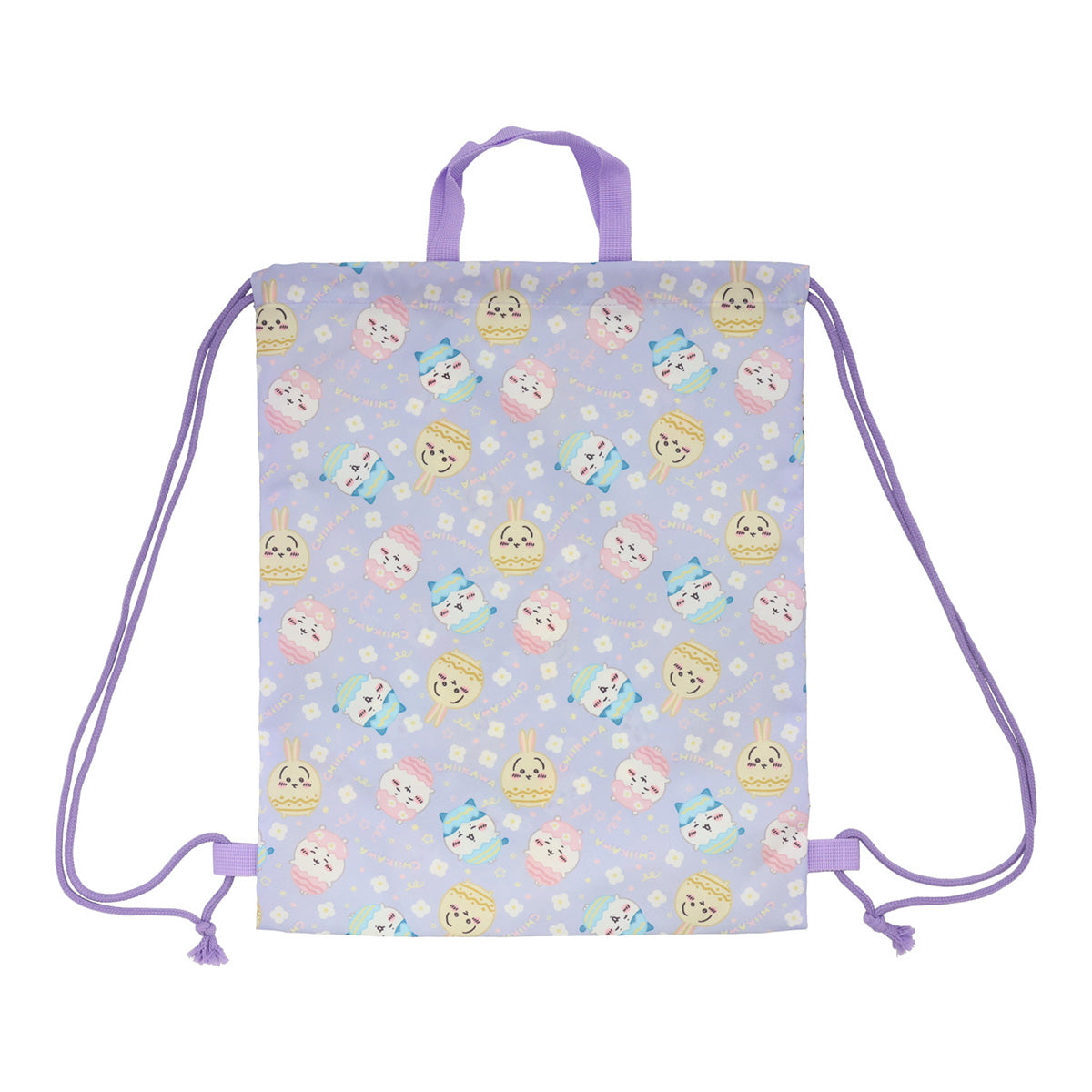 吉伊卡哇 総柄抽繩袋 PL