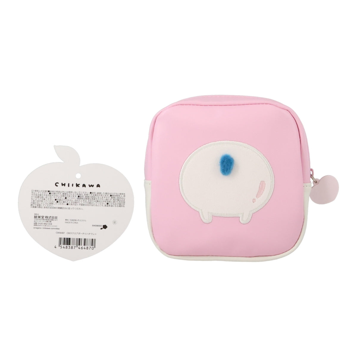 ちいかわ スクエアポーチ(ピーチハチワレ)