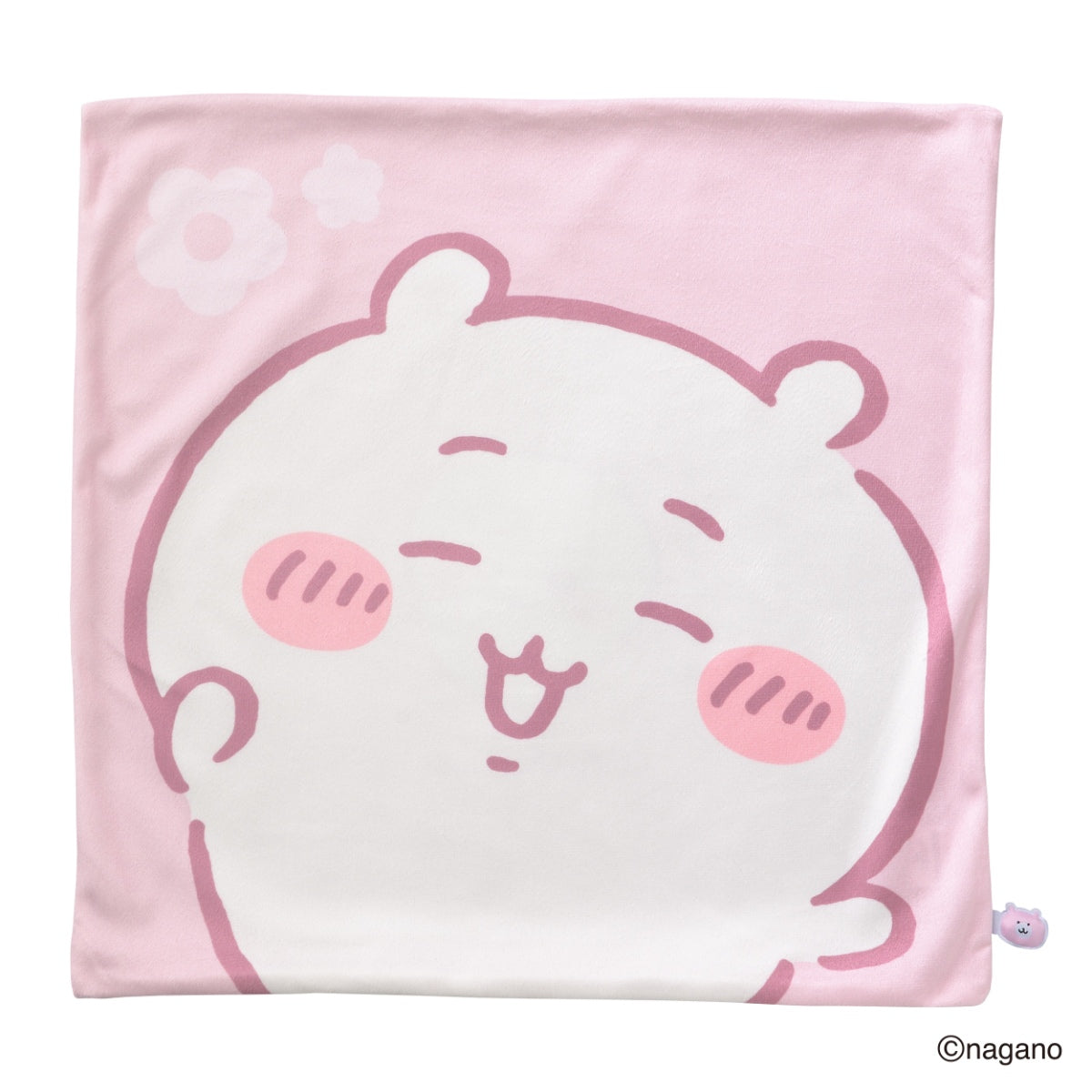 【ちい様オーダー専用ページ】リネン刺繍　クッションカバー　テレビカバー ちいかわ クッションカバー（ちいかわ フラワー） | ちいかわ
