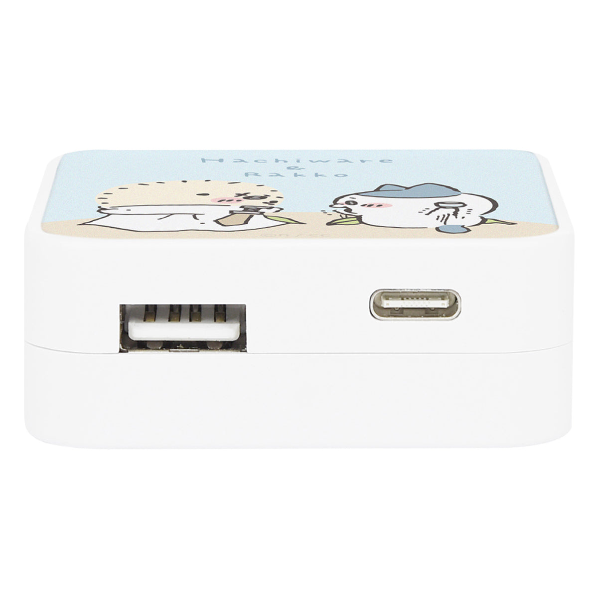 Chiikawa USB/USB Type-C AC Adapter (Hachiware & Rakko)