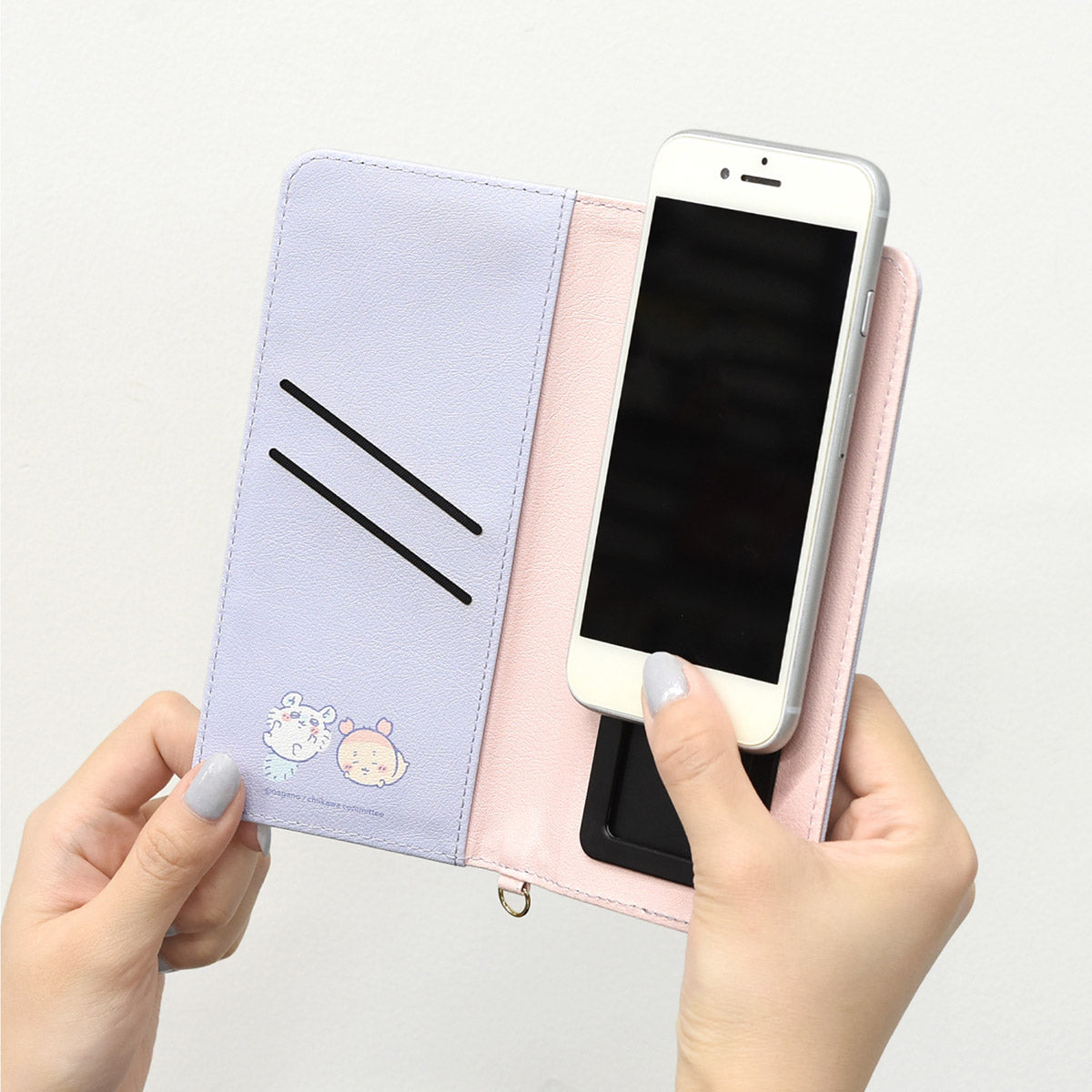 ちいかわ ダイカットマルチフリップカバー L(モモンガ&古本屋)