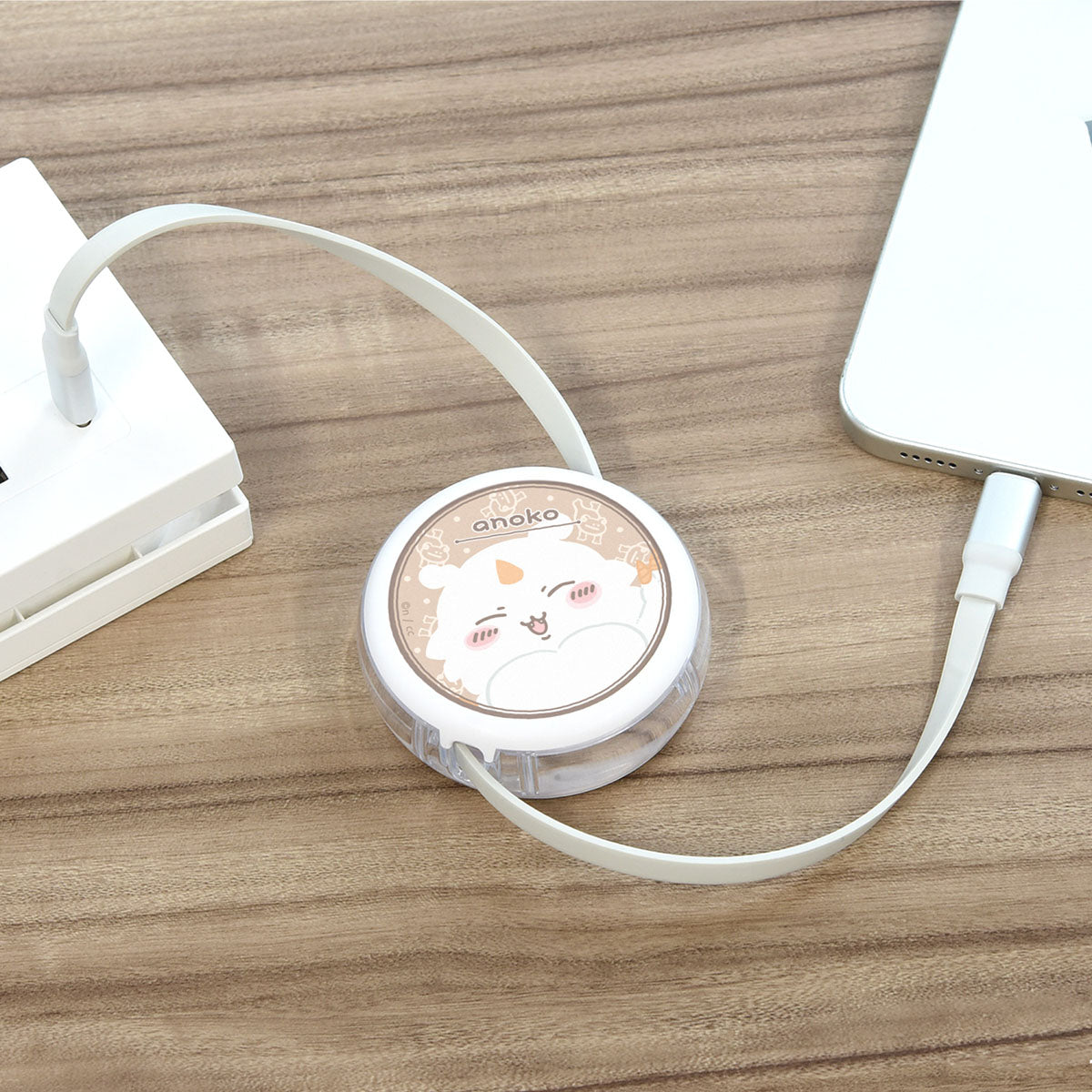 Chiikawa USB Type-C Sync & Charge Reel Cable (Anoko)