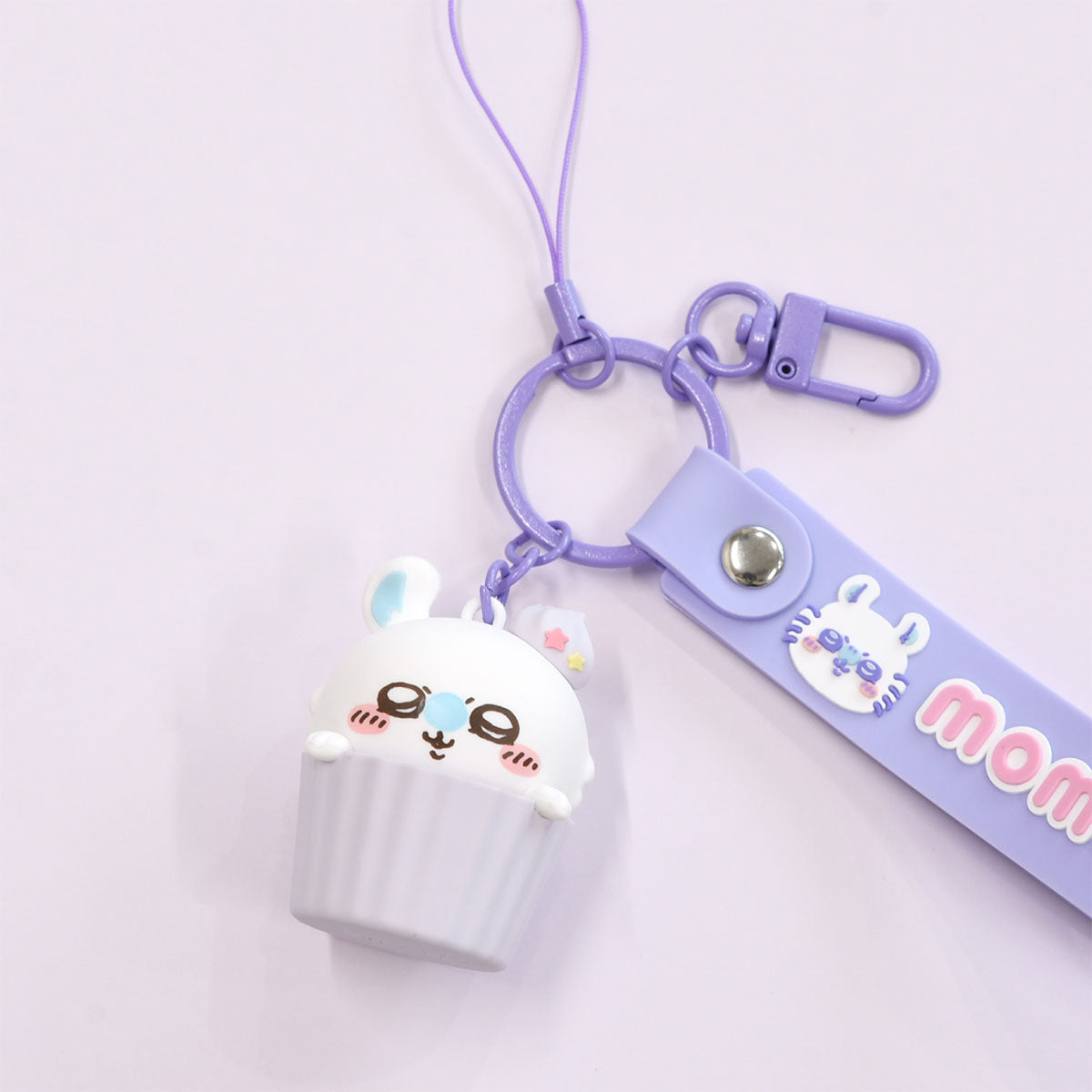 ちいかわ 3Dマスコット付きハンドストラップ(モモンガ)