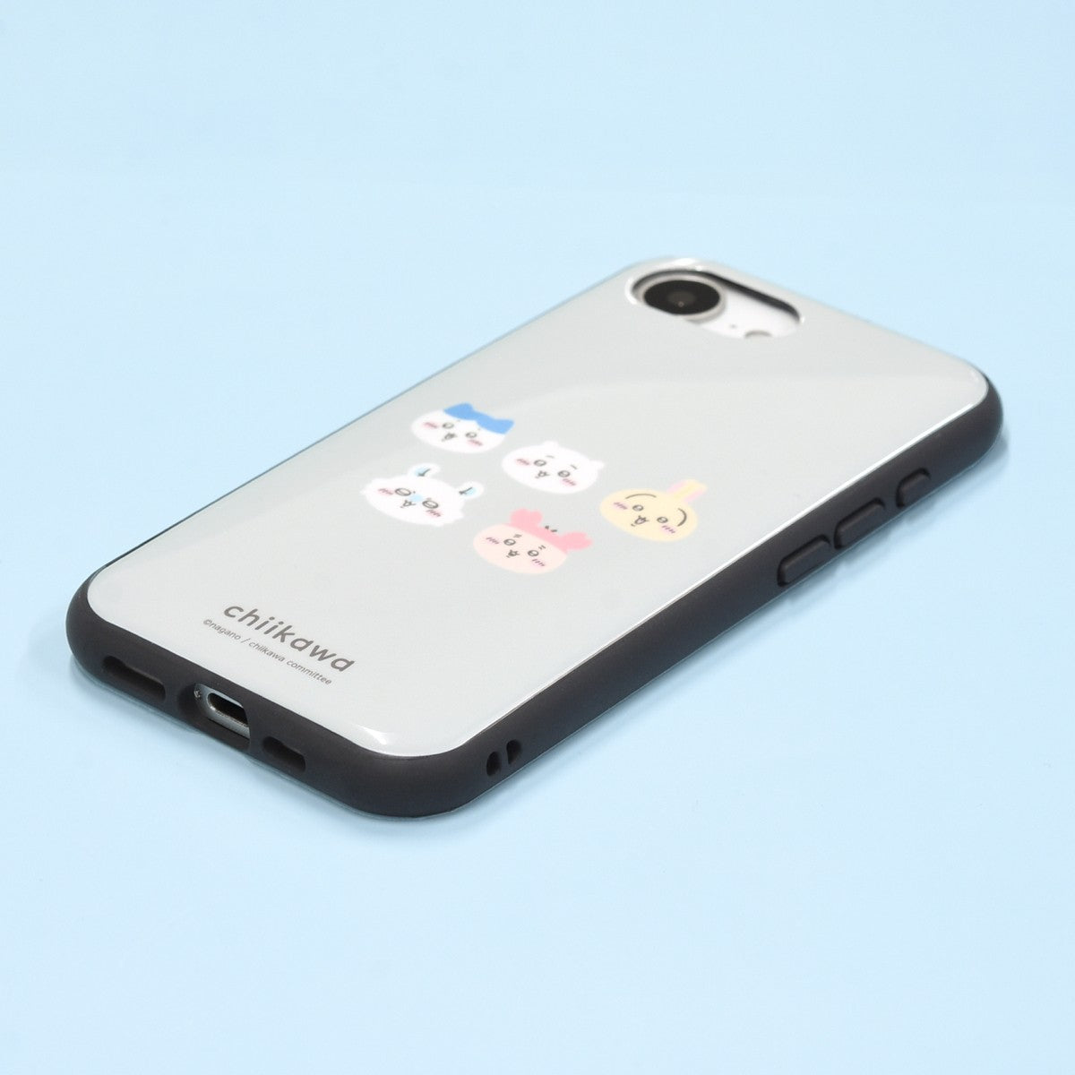 치이카와 IIIIfit iPhone 16e 호환 케이스 (얼굴)