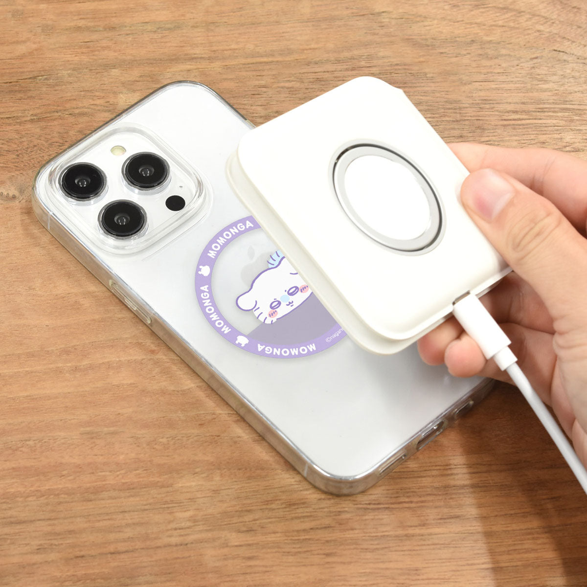 吉伊卡哇 MagSafe兼容金屬手機貼 (小桃鼠)