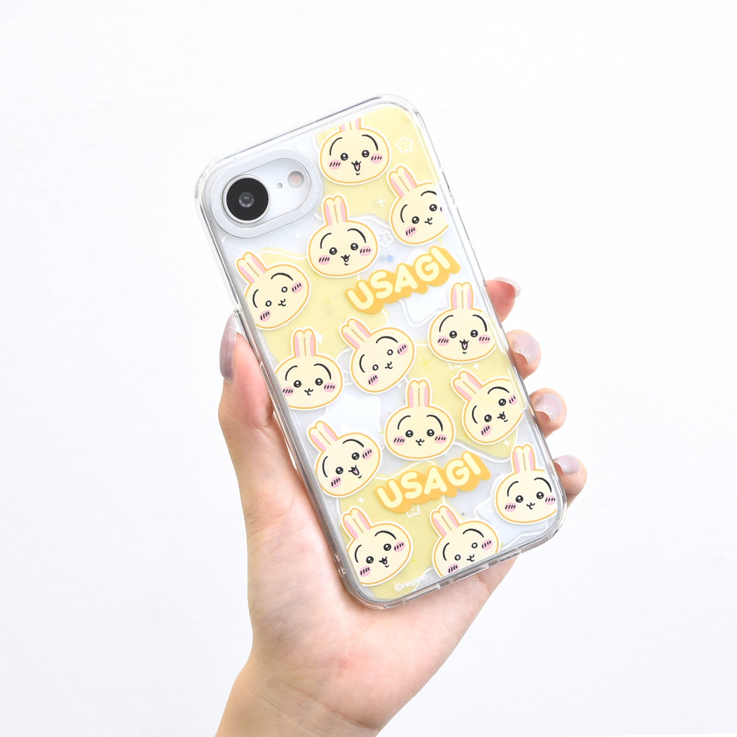 치이카와 카메라 프레임 iPhone 호환 케이스 (우사기)