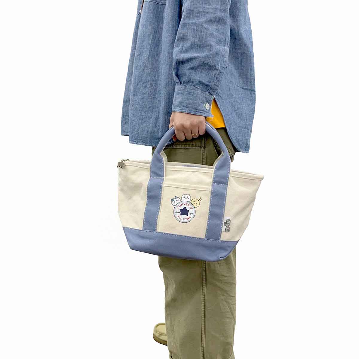 Chiikawa x Converse Canvas Tote Bag S (Beige)