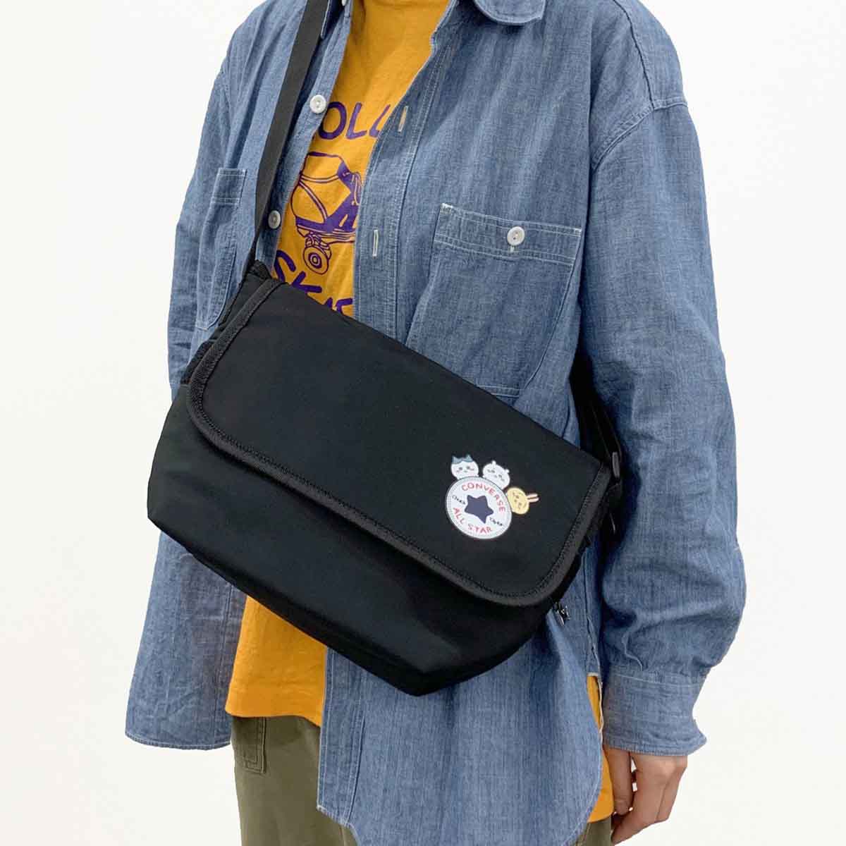 ちいかわ×コンバース メッセンジャーバッグ(ベージュ)