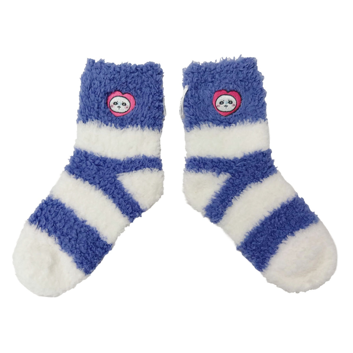 Chiikawa Fluffy Crew Socks (Momonga Purple)