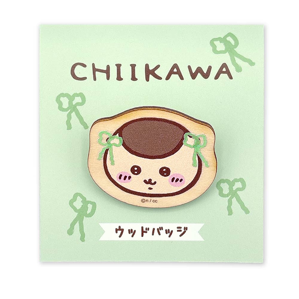 ちいかわ ウッドバッジ(くりまんじゅう2)