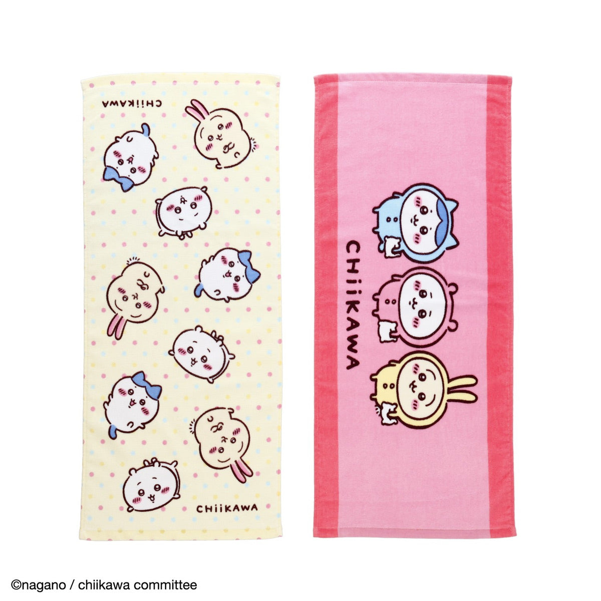 ちいかわ アニメ『ちいかわ』 フェイスタオル2枚組（いつもいっしょ