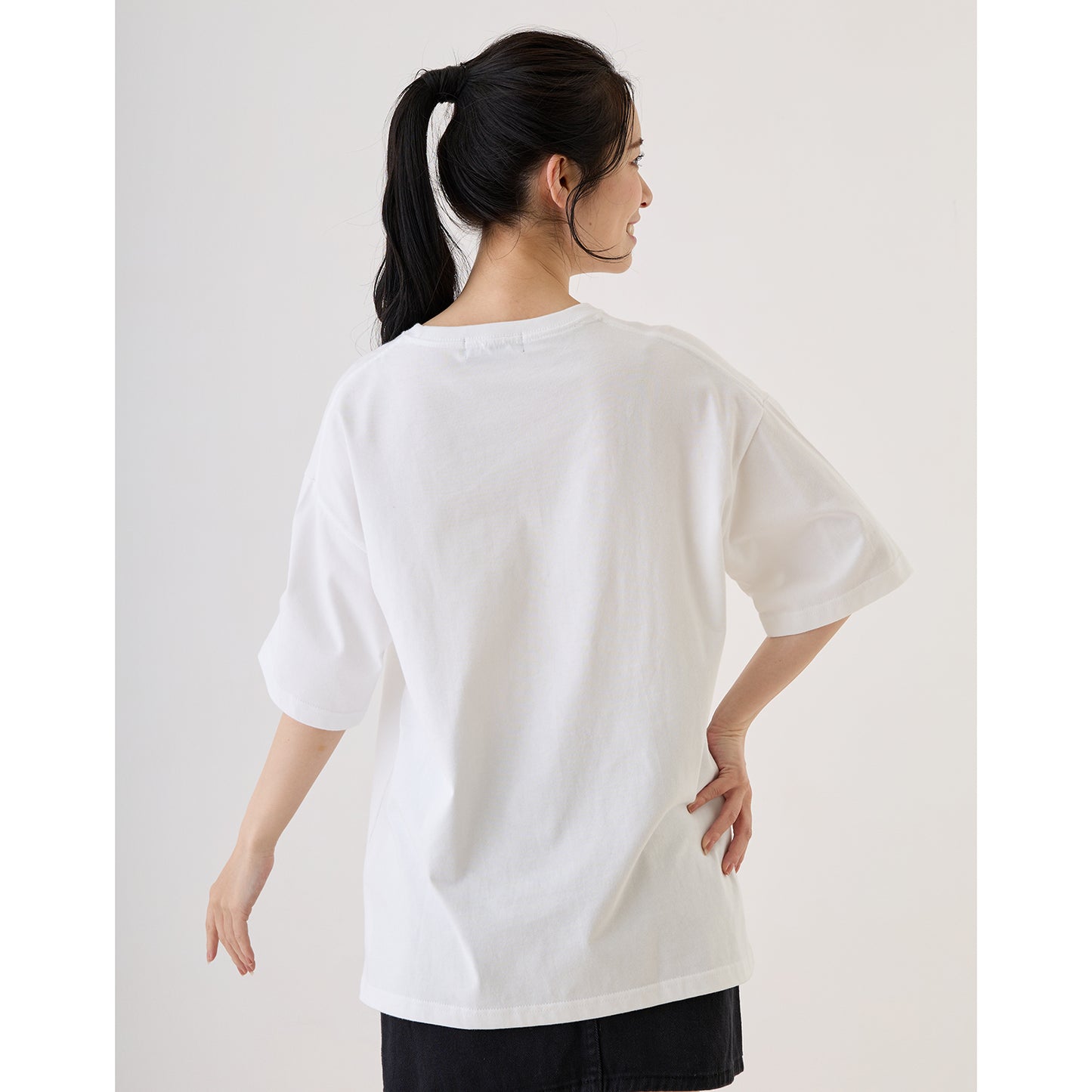 吉伊卡哇 出遊好開心!大T恤 散步 白色