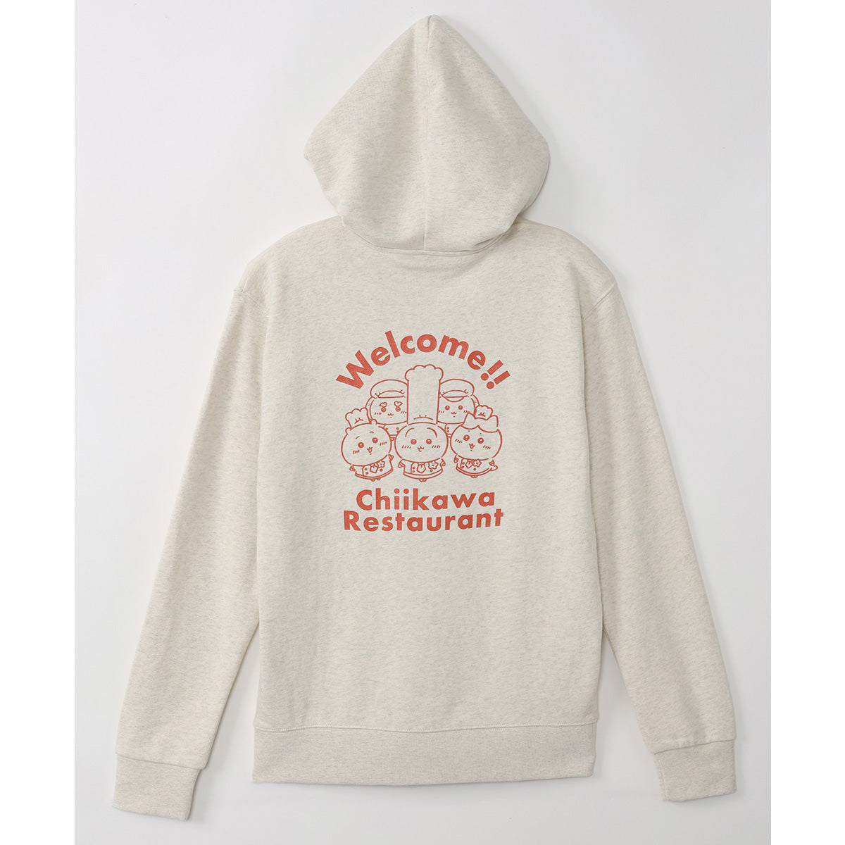 吉伊卡哇 吉伊卡哇餐廳 拉鍊連帽外套 Welcome 燕麥色