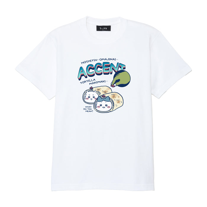 ちいかわ ちいかわレストラン Tシャツ ACCENT ホワイト | ちいかわマーケット