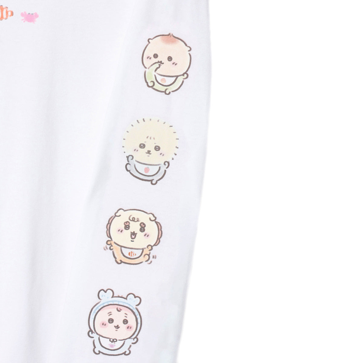 吉伊卡哇 baby系列 長袖T恤 “變成小寶寶了” 白色