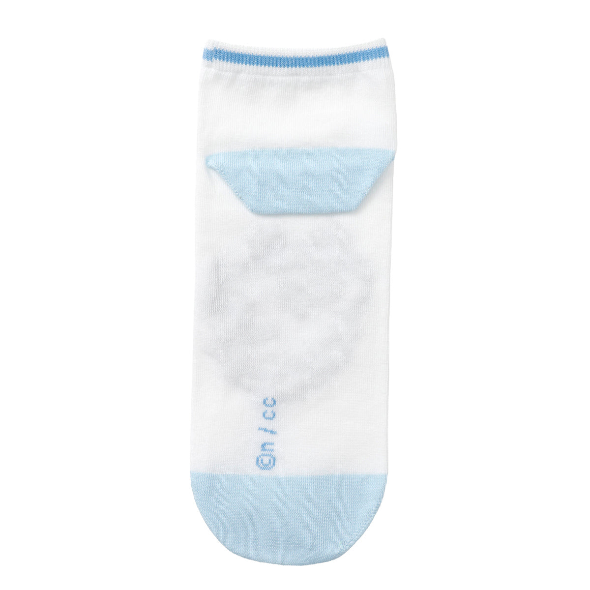 ちいかわ クルーソックス ハチワレトイレ サックス