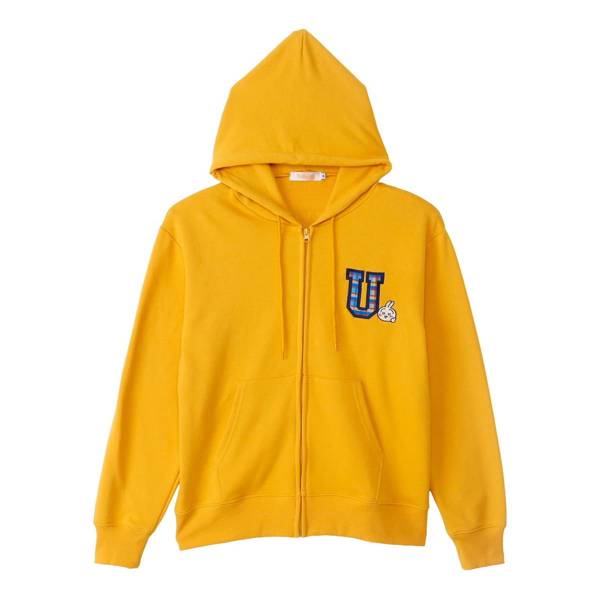 ちいかわ ZIPパーカー GO MY WAY イエロー | ちいかわマーケット 公式