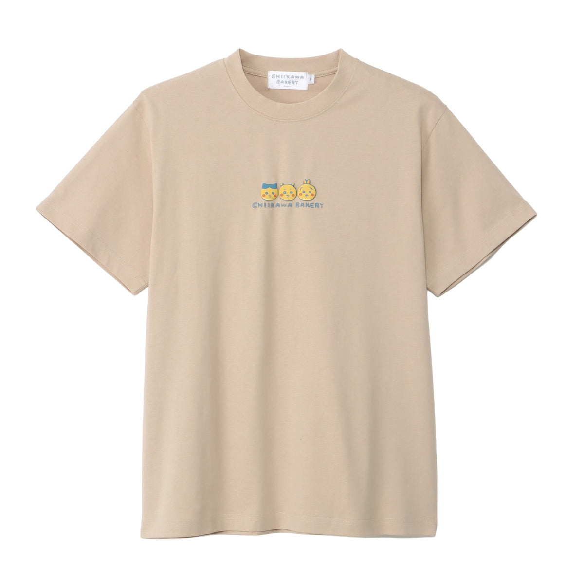 ちいかわ ちいかわベーカリー Tシャツ パンなトリオ サンドベージュ