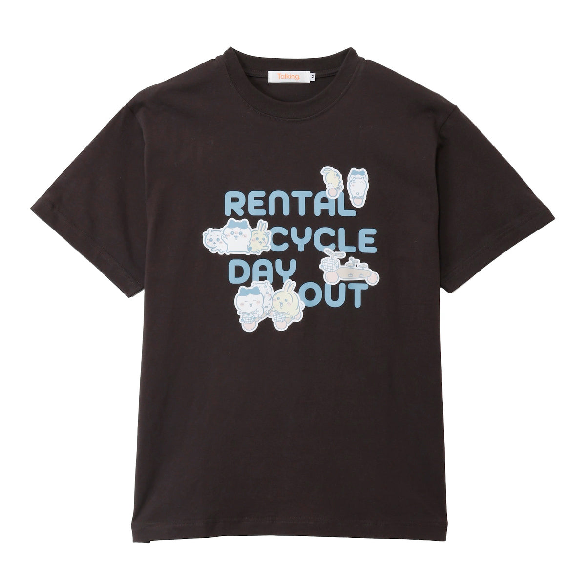 ちいかわ Tシャツ レンタサイクルでおでかけ スミ | ちいかわ