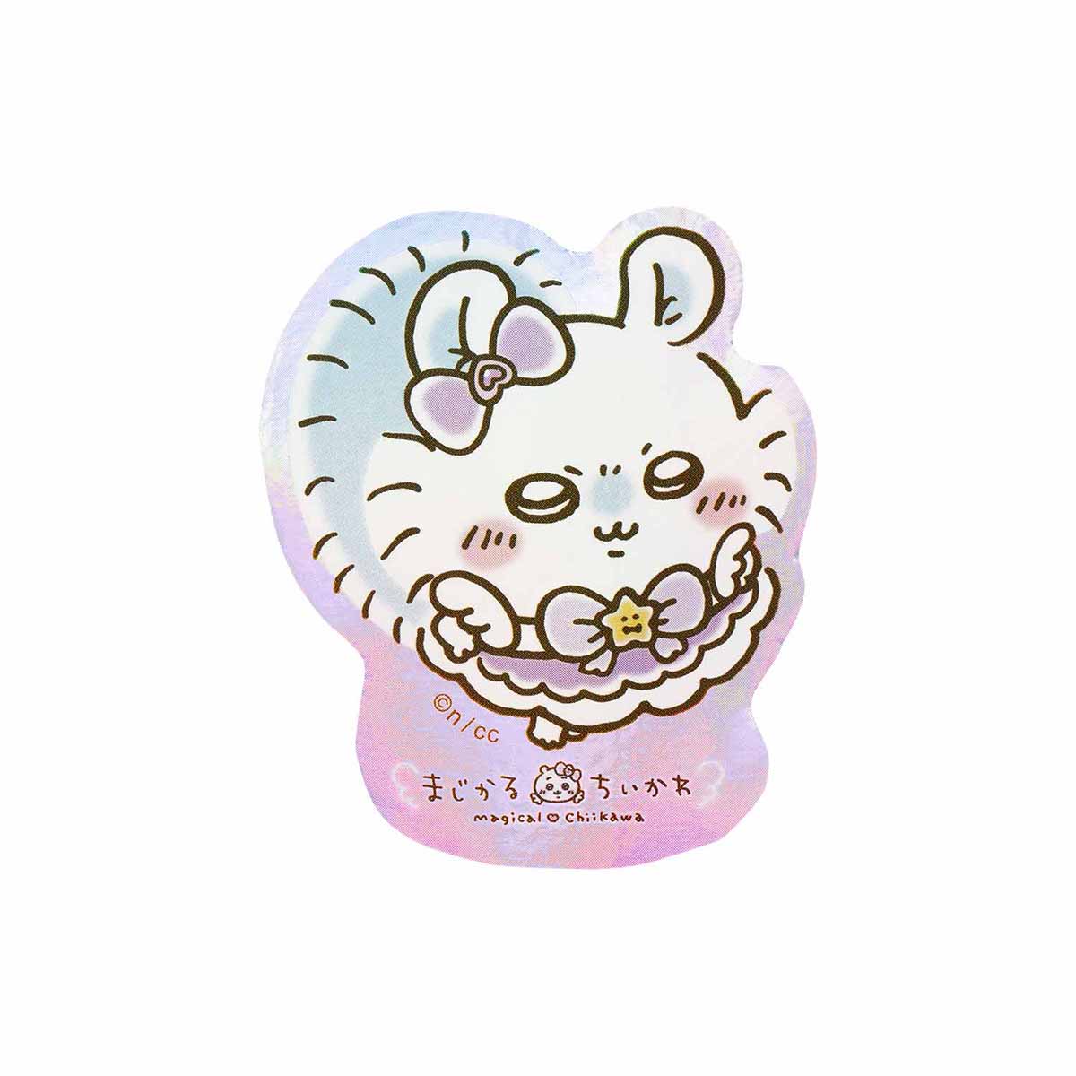 Magical Chiikawa Smartphone-Sized Hologram Sticker (Momonga)
