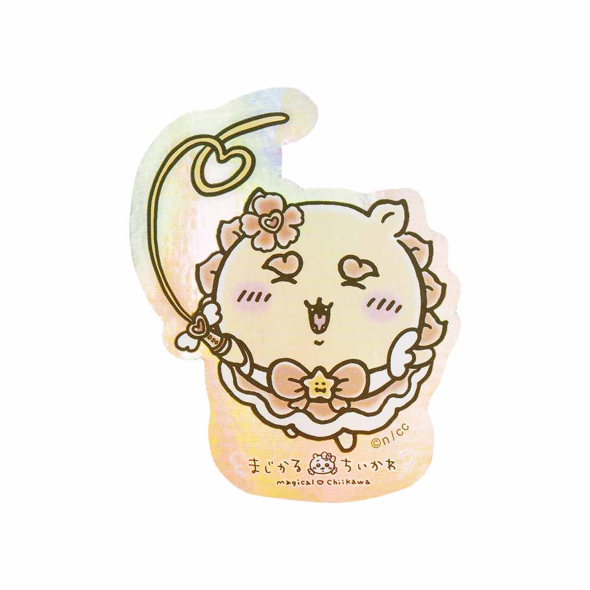 Magical Chiikawa Smartphone-Sized Hologram Sticker (Shisa)
