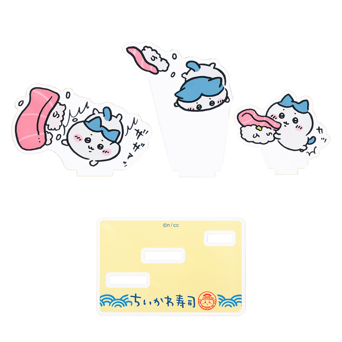 吉伊卡哇 吉伊卡哇壽司 層疊亞克力立牌(倒下的八割)