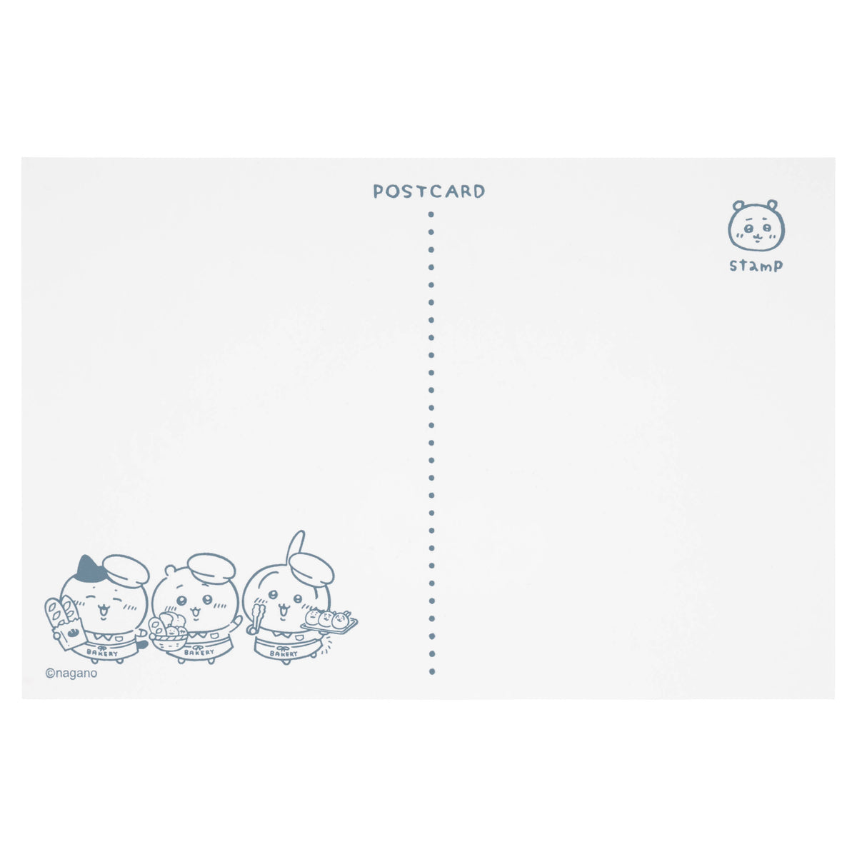 ちいかわ ちいかわベーカリー 活版ポストカード(転びまくるトリオ)