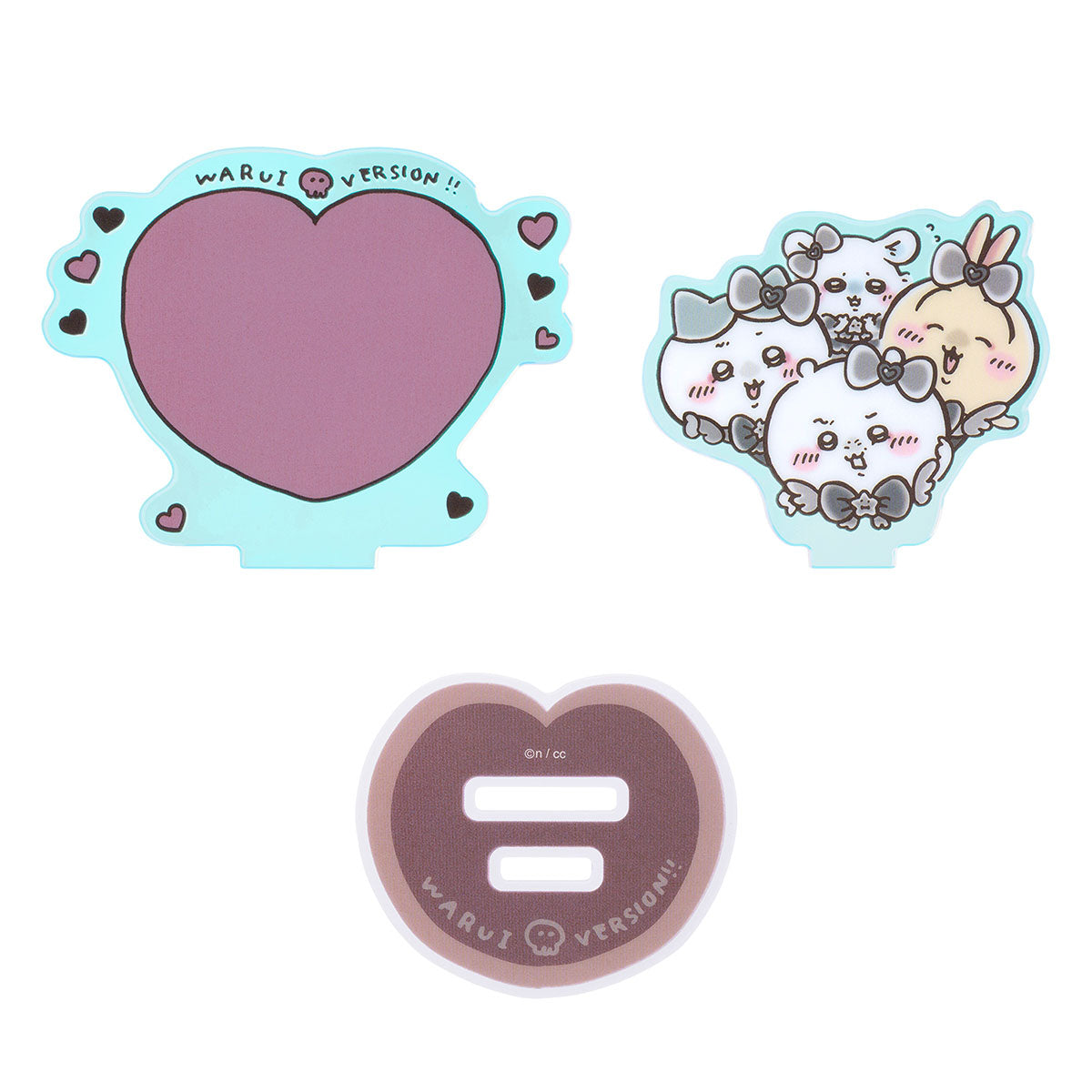 吉伊卡哇 魔法吉伊卡哇 黑魔法分层亚克力立牌(爱心)