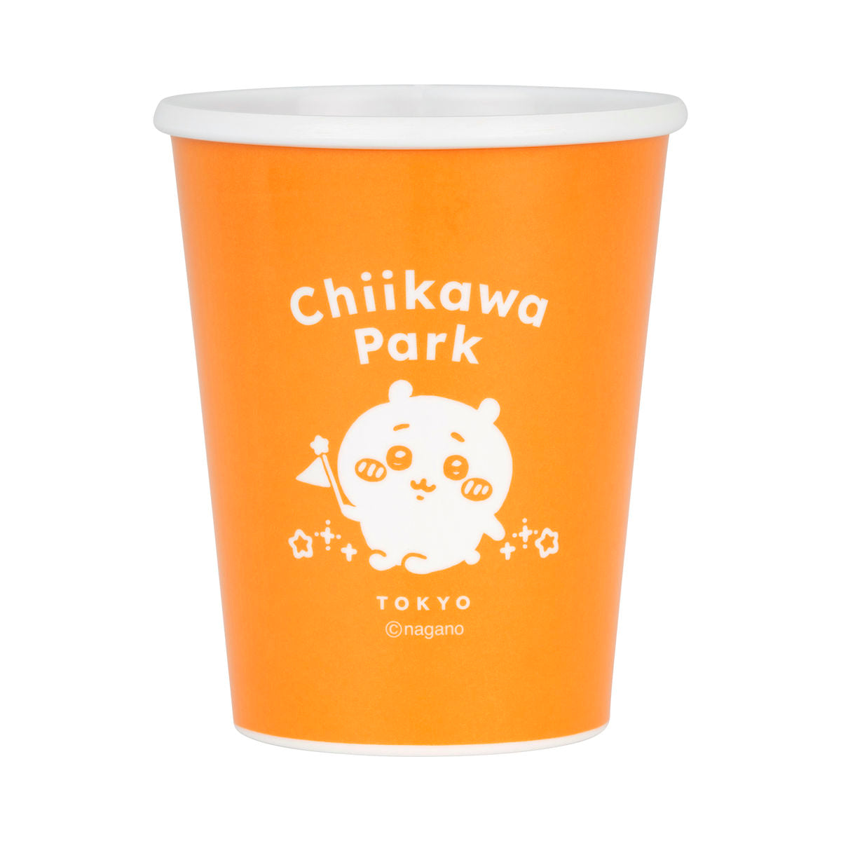 ちいかわ ちいかわパーク 紙コップみたいなメラミンカップ(オレンジ)