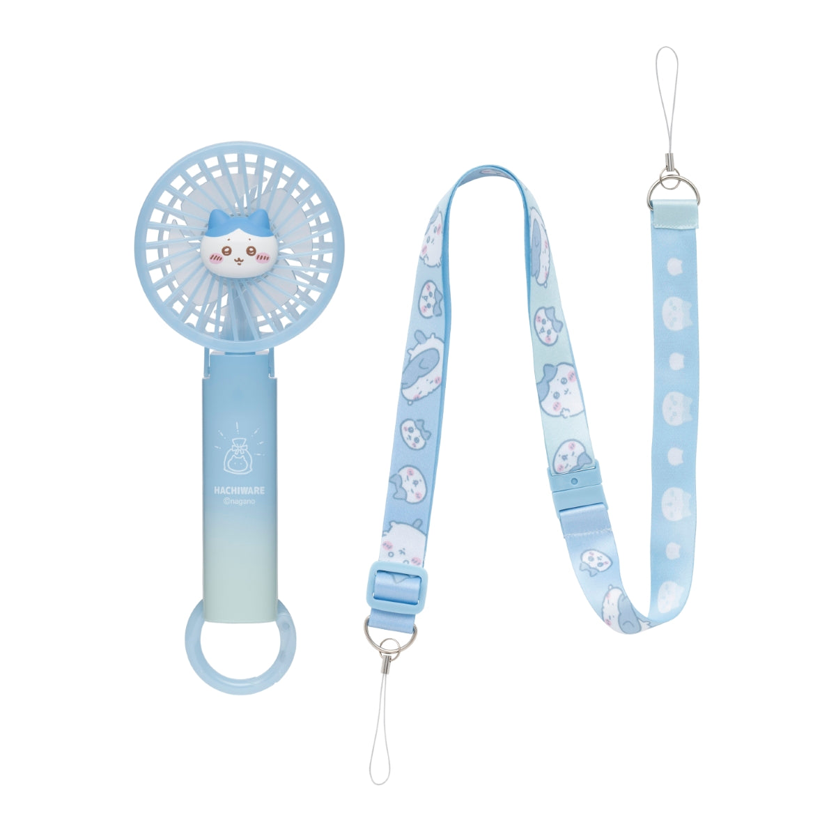 吉伊卡哇 果冻色手持风扇(哈奇喵)