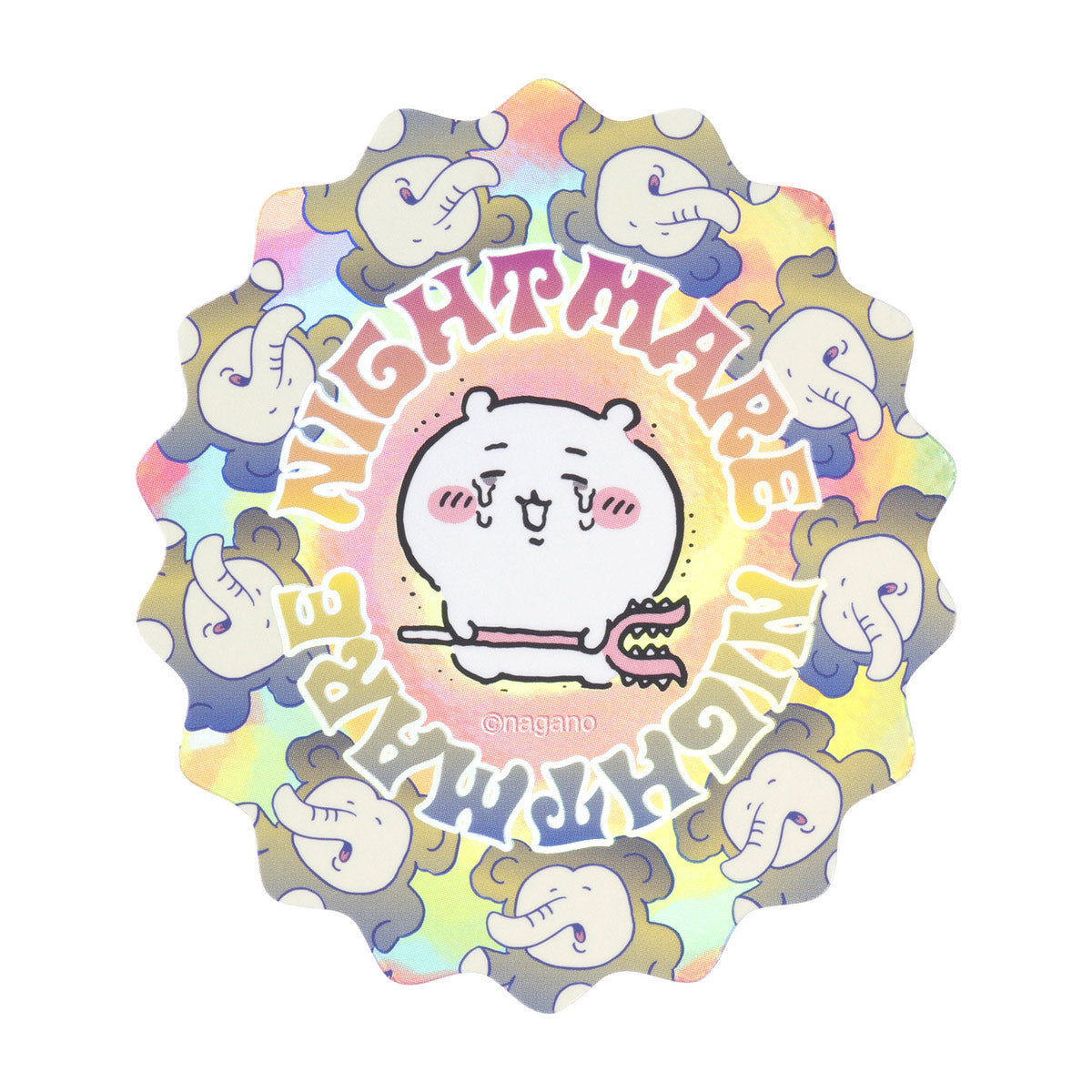 Chiikawa Park Phone-sized Theme Sticker (Nightmare)