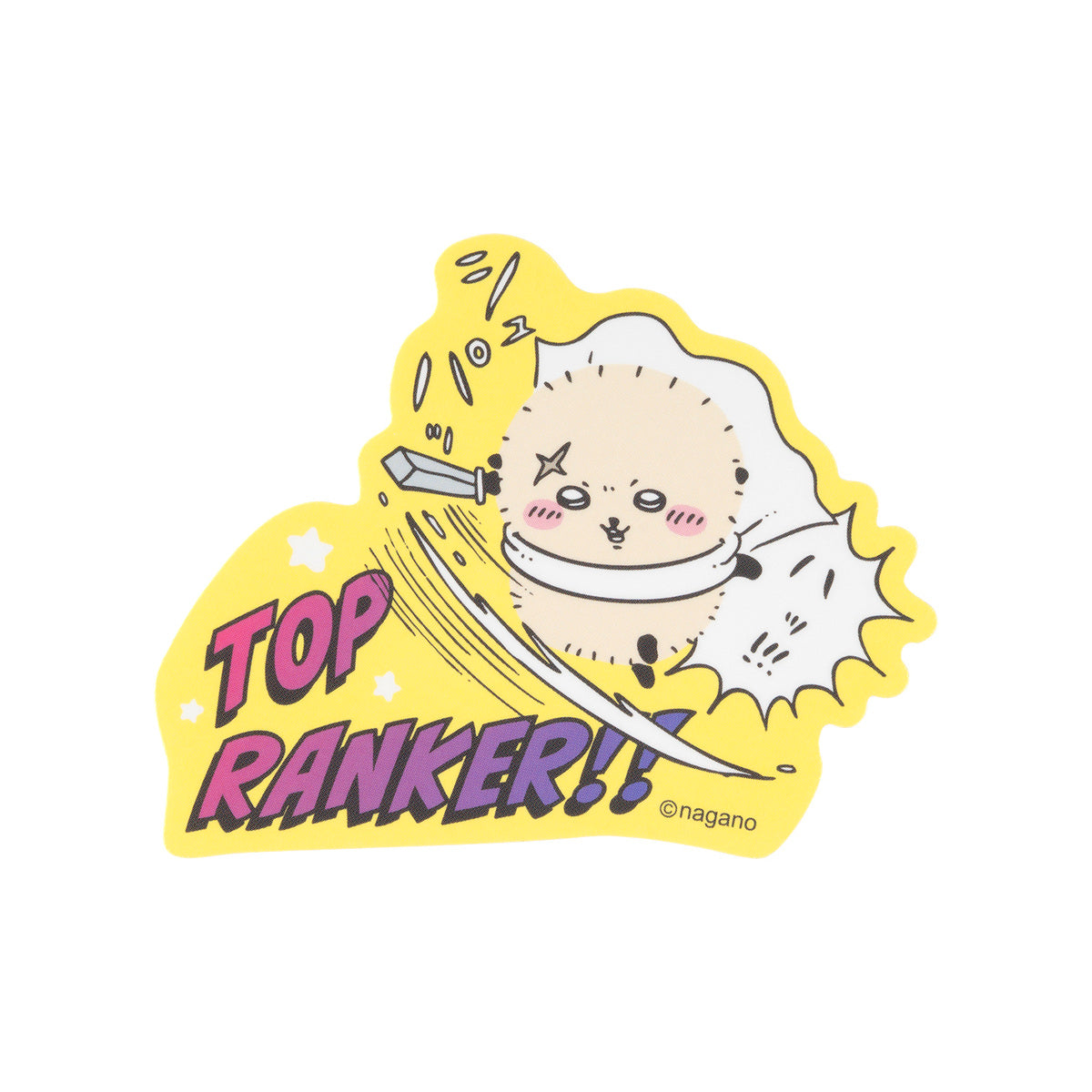 Chiikawa Rakko's Smartphone-sized Sticker (TOP RANKER)