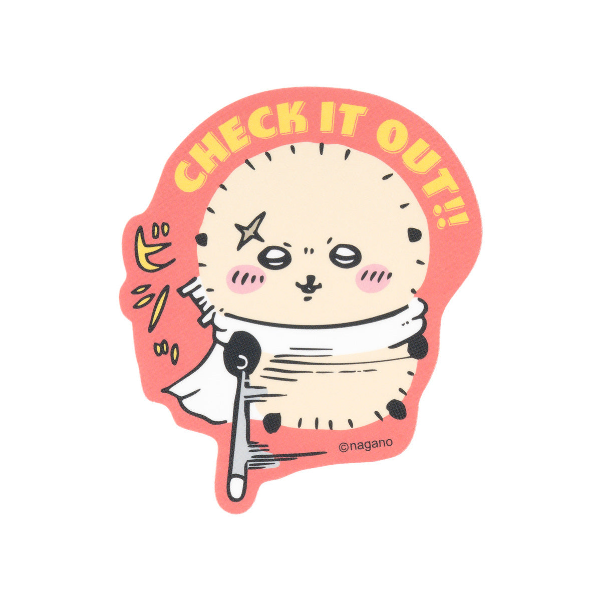 Chiikawa Rakko's Smartphone-sized Sticker (CHECK IT OUT)