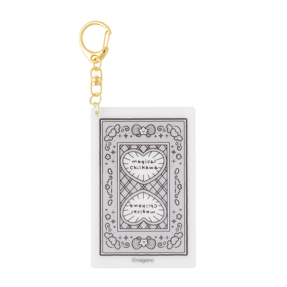 吉伊卡哇 魔法少女吉伊卡哇 撲克牌狀壓克力鑰匙扣 (海獺)