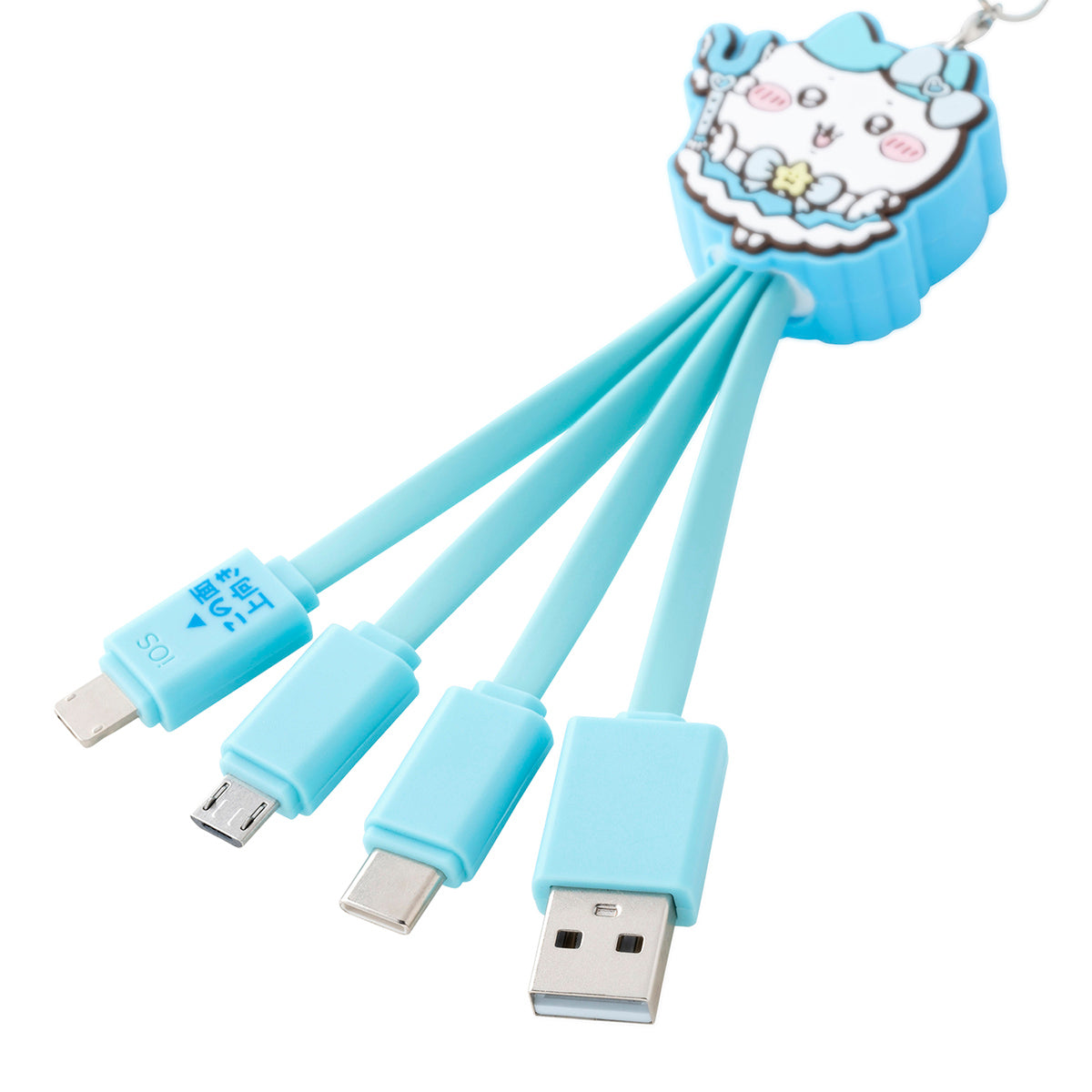 ちいかわ まじかるちいかわ マルチスマホ充電ケーブル(ハチワレ)