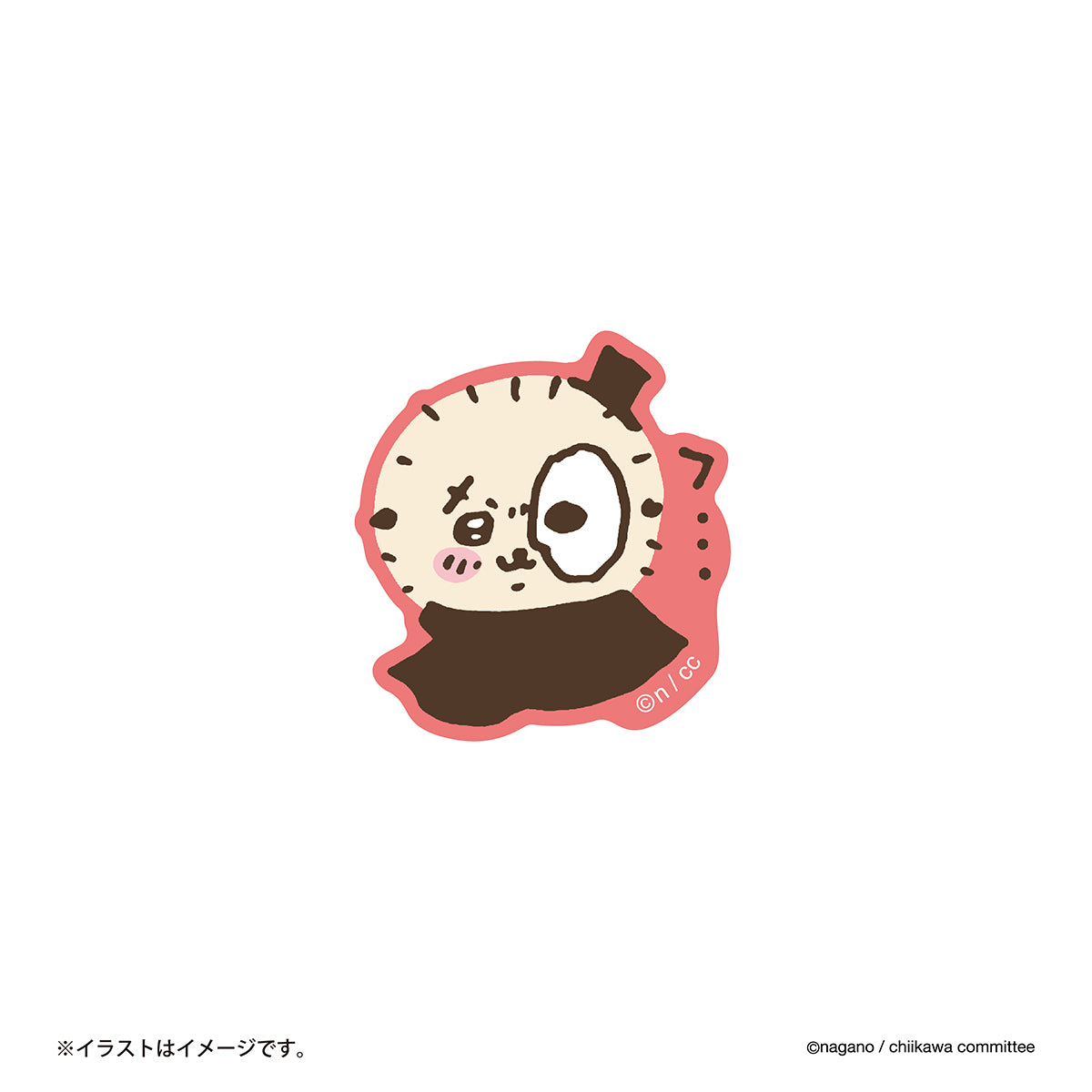 Chiikawa Magical Chiikawa Small Sticker for Smartphones (Rakko)