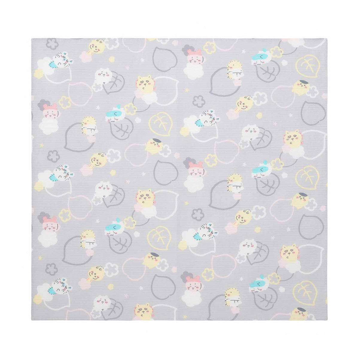 吉伊卡哇 東京特產 小風呂敷(灰色)