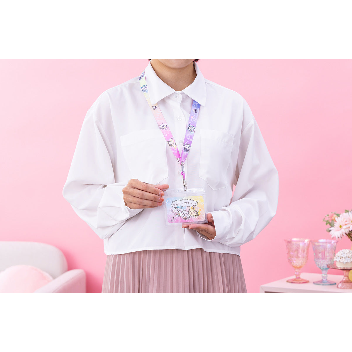 ちいかわ 超まじかるちいかわ ネックストラップ(レインボー)