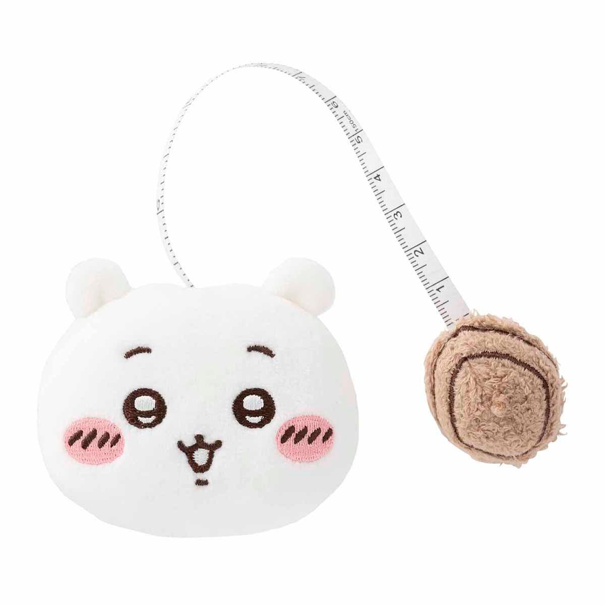 Chiikawa Plush Faced Measuring Tape (Acorn Chiikawa)
